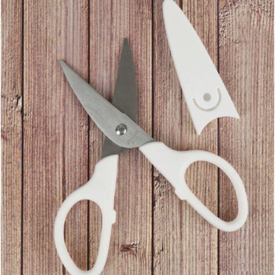 Kéo cắt đa năng dành cho trẻ nhỏ có nắp đậy an toàn tiện lợi Echo 15.7cm- Hàng nội địa Nhật Bản.