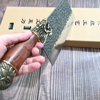 DAO BẾP - DAO THÁI KHÂU RỒNG MÃ A12 DT152 NT topcomshop vn