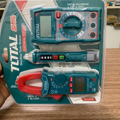BỘ 3 DỤNG CỤ KIỂM TRA ĐIỆN TOTAL TMT43028 - HÀNG CHÍNH HÃNG