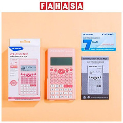 Máy Tính Khoa Học Flexio - Thiên Long Fx799VN - Màu Hồng - Mẫu 2