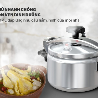 Nồi Áp Suất Nhôm Sunhouse SHG9900-04 (4 lít) - Hàng Chính Hãng
