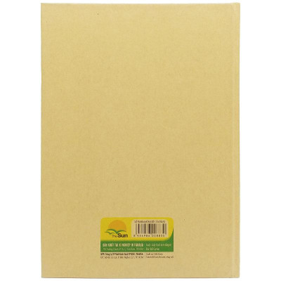 Sổ Bìa Cứng Kẻ Ngang 80gsm Đôi Nai - The Sun - Họa Tiết Đỏ