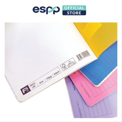 Tập ghi chép 16,5x21cm có kẻ dòng 60 tờ (Giao màu ngẫu nhiên) - ESPP