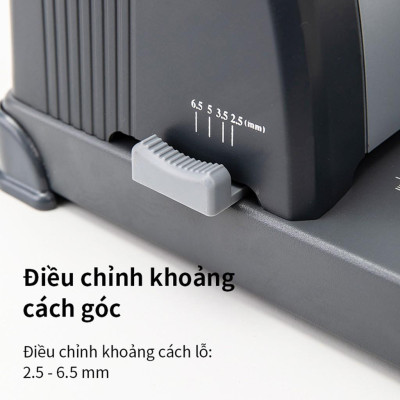 Máy đóng gáy xoắn cao cấp Deli - Hàng chính hãng - E3872 