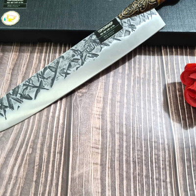 DAO BẾP - DAO THÁI HOA VĂN KHÂU ĐỒNG MÃ A6 DT157 NT topcomshop vn