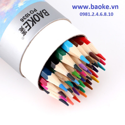 Bút chì 36 màu kèm gọt chì Baoke - PO1036