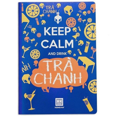 Vở Keep Calm & Matcha Trà Xanh - Kẻ Ngang 200 Trang - Hồng Hà 1400 (Mẫu Màu Giao Ngẫu Nhiên)