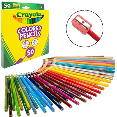 Bộ 50 Bút Chì Màu - Colored Pencil - Phiên Bản Mới - Crayola 682124
