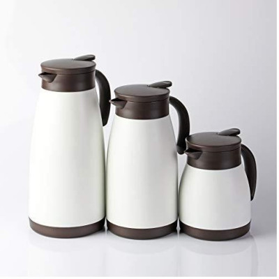 Combo bình nước giữ nhiệt Ecot làm từ thép không gỉ sơn phủ tĩnh điện + Cốc uống nước có quai Inomata 350ml - nội địa Nhật Bản 