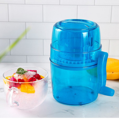 Máy bào đá tuyết mini cầm tay, Máy xay đá bào bằng tay 2 lưỡi bào đá tuyết cực mịn - Chính hãng MINIIN 