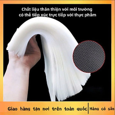 { Loại Dày} Combo 100 Túi Hút Chân Không Thực Phẩm Phù Hợp Với Tất Cả Các Dòng Máy Hút Chân Không , Túi Hút Chân Không Một Mặt Nhám Siêu Dai , Chất Liệu An Toàn - Hàng Chính Hãng