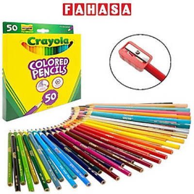 Bộ 50 Bút Chì Màu - Colored Pencil - Phiên Bản Mới - Crayola 682124