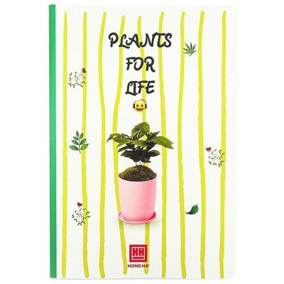 Vở Plants For Life - Kẻ Ngang 120 Trang - Hồng Hà 1416 (Mẫu Màu Giao Ngẫu Nhiên)