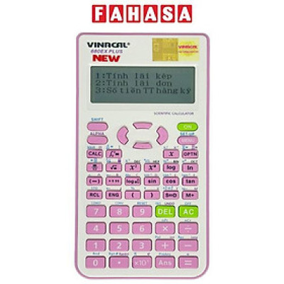 Máy Tính Vinacal 680EX Plus New - Màu Hồng