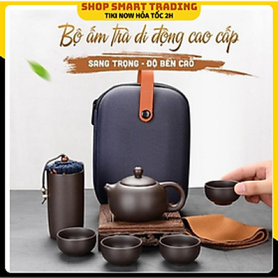 Bộ bình trà có túi đựng đi du lịch