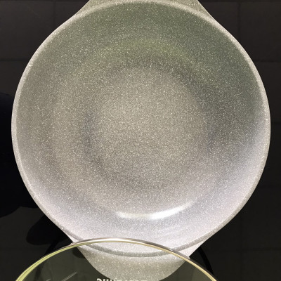 Nồi Lẩu Chảo Sâu Lòng 2 Quai Size 28CM ECORAMIC Chính Hãng