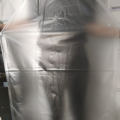 Combo 10 cái tạp dề nhựa chống nước - Tạp dề nhà bếp màu trắng trong