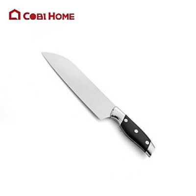 Dao Santoku đa năng - Tay cầm nhựa ABS - Lưỡi dao 3 lớp, sắc bén, cắt thịt, cá, rau củ dễ dàng - Cobihome