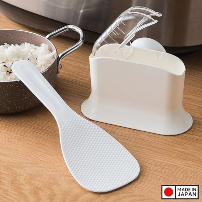 Muôi xới cơm ion bạc kháng khuẩn, có tính chịu lực cao, bền chắc cho thời gian sử dụng lâu dài - nội địa nhật Bản 