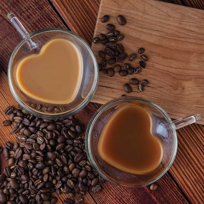 Sét cốc trái tim 2 lớp cách nhiệt Godinger Dublin