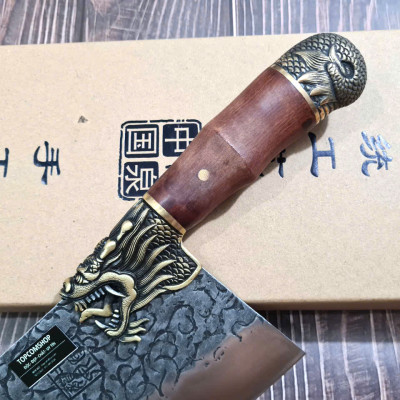 DAO BẾP - DAO THÁI KHÂU RỒNG MÃ A12 DT152 NT topcomshop vn