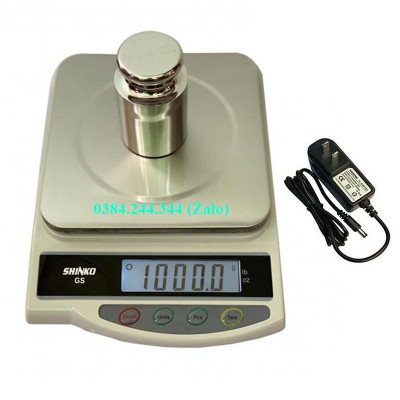 Cân điện tử nhà bếp Shinko GS 2kg/0.1g, sản phẩm dùng để định lượng thành phần thức ăn, cafe, nguyên liệu