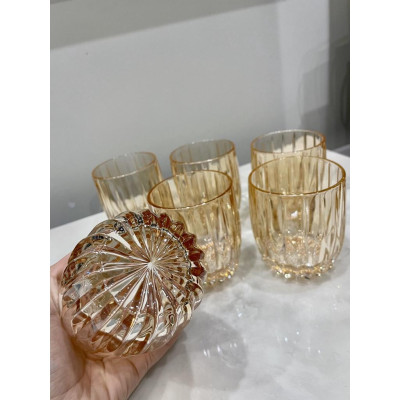 Bộ 6 Cốc Thuỷ Pha Lê Siêu Rẻ  Sang Trọng Tinh Tế 