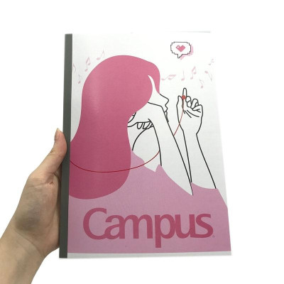 Combo 5 Tập Couple B5 Kẻ Ngang Có Chấm 120 Trang ĐL 70g/m2 - Campus NB-BCOU120 (Mẫu Màu Giao Ngẫu Nhiên)