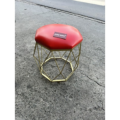 Ghế đôn kim cương nệm da Juno Sofa 30 x 30 x Cao 45 cm