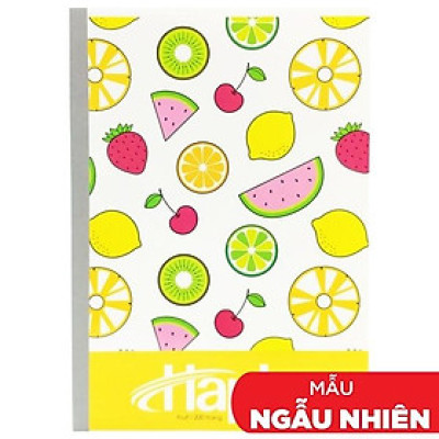 Vở Fruit Kẻ Ngang 200 Trang ĐL 58-60g/m2 - Haplus 5679 (Mẫu Màu Giao Ngẫu Nhiên)