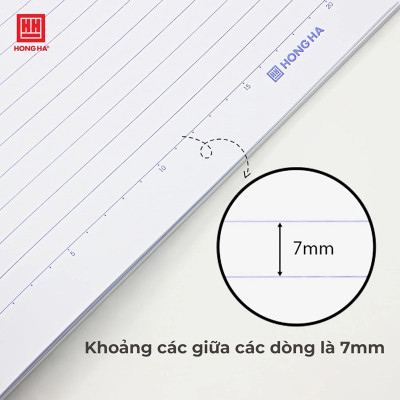 Vở kẻ ngang Hồng Hà 200 trang - Gáy vuông ép keo - GenZ 1101 định lượng 58 gm2 (Giấy mỏng) độ sáng 90-92 ISO, Khổ vở 180 x 252 mm (Giao bìa ngẫu nhiên)