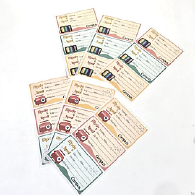 Túi 18 Nhãn Vở Học Sinh Mode&Kool 