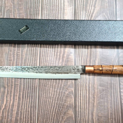 DAO BẾP NHÍP PHÚC SEN  SASHIMI MẶT HOA VĂN MÃ HB1 N4