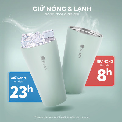 Ly giữ nhiệt inox 304 Elmich EL-8380 510ml, Hàng chính hãng, giữ nóng 8h giữ lạnh 23h - JoyMall