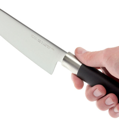 Dao Santoku KAI Wasabi Black - 16.5cm - Hàng chính hãng