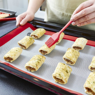 Chổi silicon đúc quét dầu, bơ, kem trang trí bánh 21cm