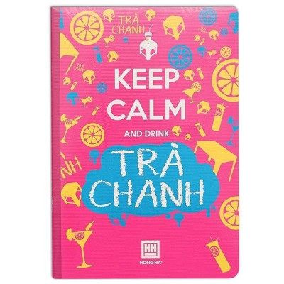 Vở Keep Calm & Matcha Trà Xanh - Kẻ Ngang 200 Trang - Hồng Hà 1400 (Mẫu Màu Giao Ngẫu Nhiên)