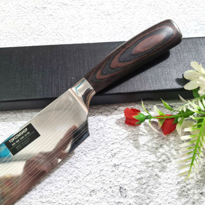 DAO - DAO BẾP NHẬT BẢN USUBA THÉP DAMASCUS MÃ DT125 nt topcomshop vn