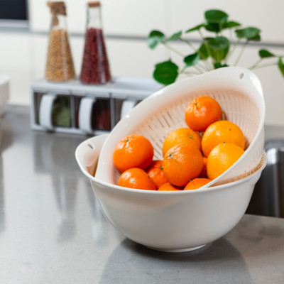 Bộ Thau Rổ Nhựa Cao Cấp Yoko INOCH - Nhựa Cao Cấp Chắc Chắn Sang Trọng, Gọn Gàng, An Toàn Cho Sức Khoẻ