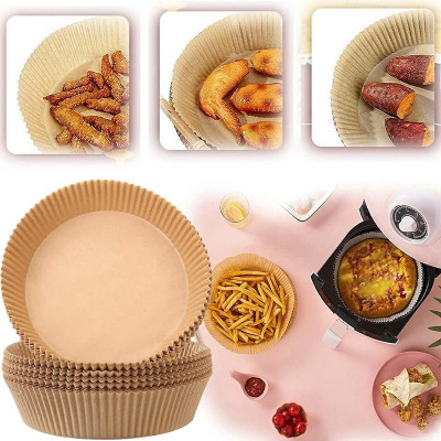 Giấy Nến Lót Nồi Chiên Không Dầu Hình Khuôn Bánh Siêu Tiện Lợi - Thấm Giảm Thiểu Tối Đa Dầu Mỡ Bám