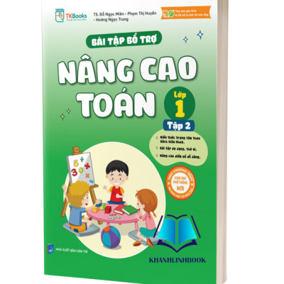 Sách - Combo Bài Tập Bổ Trợ Nâng Cao Toán Lớp 1 – Tập 1 + 2 (MC)
