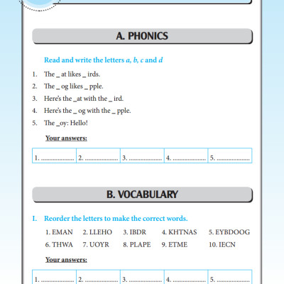 Bài Tập Tiếng Anh Lớp 3 (Tái Bản)