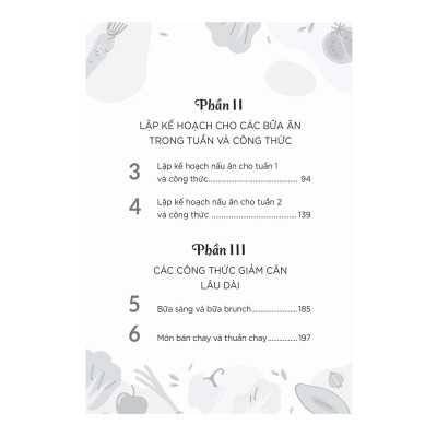 Thực Đơn Giảm Cân Theo Tuần