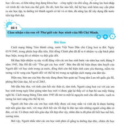 Sách - Những Bài Làm Văn Mẫu 5 - Tập 1 (Cánh Diều)