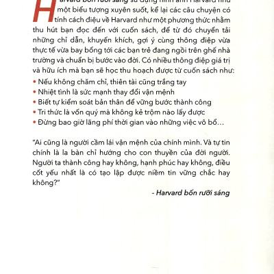 Harvard Bốn Rưỡi Sáng - Tặng Kèm Sổ Tay