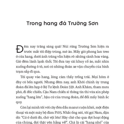 Ký Ức Đường Trường Sơn - TRE