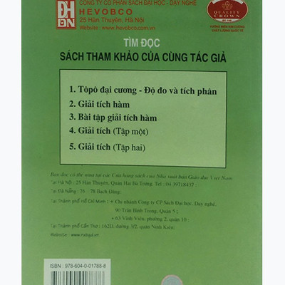 Bài Tập Giải Tích Hàm