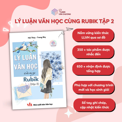 Combo 2 sách: Lý luận văn học cùng Rubik (Tập 1 + Tập 2) - Rubik Văn Chương