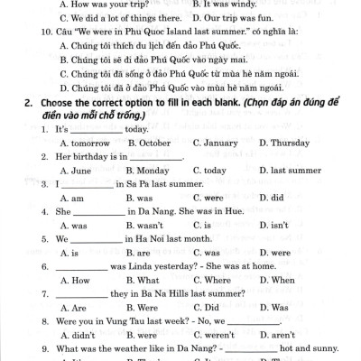 612 Câu Trắc Nghiệm Tiếng Anh 5 - Có Đáp Án (Biên Soạn Theo SGK Tiếng Anh 5 - Global Success) (HA)