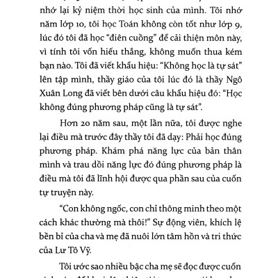 Con Không Ngốc, Con Chỉ Thông Minh Theo Một Cách Khác ( Tặng Bookmark Tuyệt Đẹp )